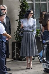 Dita Von Teese & David Downton: A Stylish Lunch in London