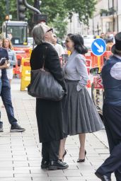 Dita Von Teese & David Downton: A Stylish Lunch in London