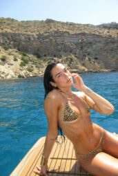 Dua Lipa Debuts Leopard Luxe in Ibiza with Tiffany Gold