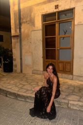 Dua Lipa Unveils Noir Lace in Mallorca