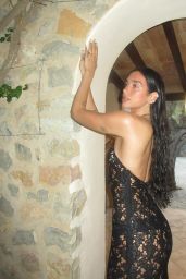 Dua Lipa Unveils Noir Lace in Mallorca