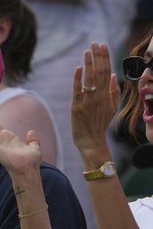 Eiza Gonzalez Serves Up Style at Wimbledon Day Four
