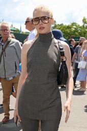 Ellie Bamber Commands Attention at Wimbledon