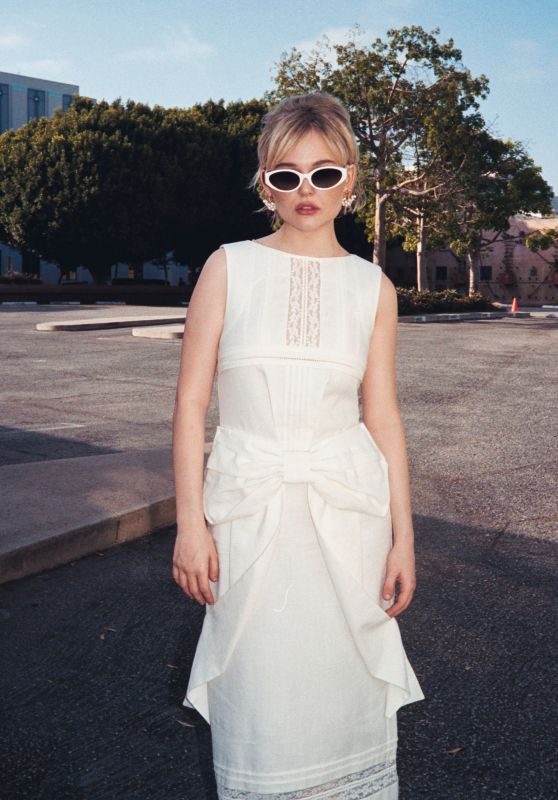 Emily Alyn Lind Channels Retro-Futurism for WWD, July 2025