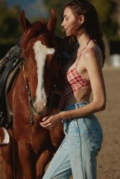 Emily Hall Channels Western Chic in July Photoshoot