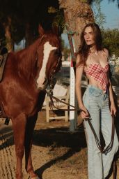 Emily Hall Channels Western Chic in July Photoshoot