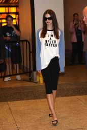 Emily Ratajkowski Revives Capri Cool in NYC Press Sprint – June 2025