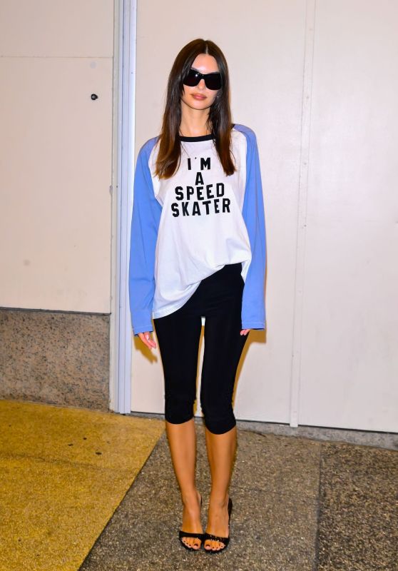 Emily Ratajkowski Revives Capri Cool in NYC Press Sprint – June 2025