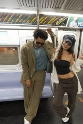 Emily Ratajkowski Rides the Rails with Kareem Rahma