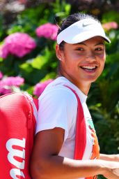 Emma Raducanu Debuts Bold Practice Look at Wimbledon