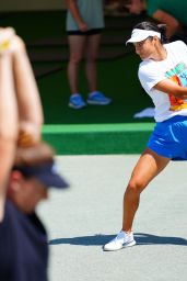 Emma Raducanu Debuts Bold Practice Look at Wimbledon