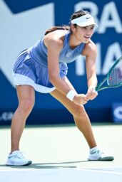 Emma Raducanu – National Bank Open: Dominance in Dove Gray