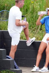 Emma Raducanu Serves Up Smiles at Wimbledon Practice 07.02.2025