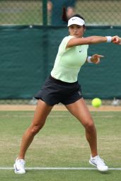 Emma Raducanu Swaps Racquets for Soccer Ball at Wimbledon