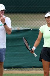 Emma Raducanu Swaps Racquets for Soccer Ball at Wimbledon