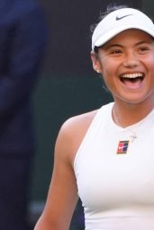 Emma Raducanu Victorious in Wimbledon Second Round