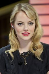 Emma Stone Brings Edgy Chic to "El Hormiguero" in Madrid