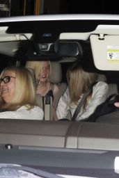 Fanning Sisters Dine in Santa Monica
