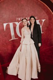 Fina Strazza Debuts Vintage-Laced Couture at 2025 Tony Awards