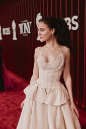 Fina Strazza Debuts Vintage-Laced Couture at 2025 Tony Awards
