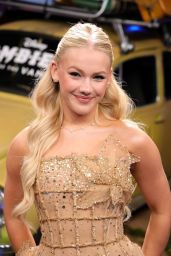 Freya Skye Debuts Glimmering Mini at "Zombies 4" Premiere