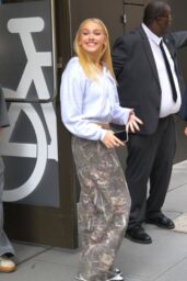 Freya Skye Embraces Camo-Chic Outside ABC Studios
