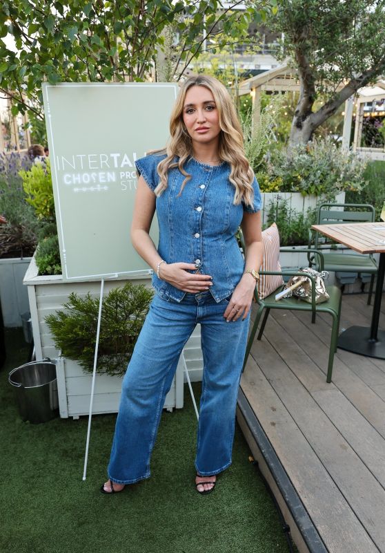 Georgia Harrison Debuts Baby Bump at InterTalent Summer Party