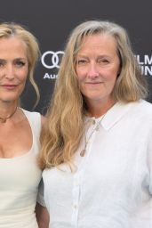 Gillian Anderson Accepts CineMerit Award in Black Elegance