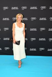 Gillian Anderson Accepts CineMerit Award in Black Elegance