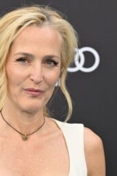 Gillian Anderson Accepts CineMerit Award in Black Elegance