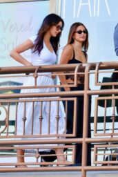 Hailey Bieber & Camila Morrone's Sushi Park Exit