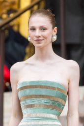 Hunter Schafer Commands Schiaparelli Couture in Modern Stripes