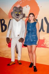 Imogen Thomas Channels Denim Chic at 'The Bad Guys 2' Gala