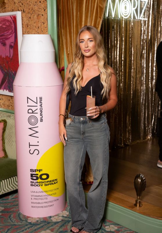 Izzie Burleton Attends St. Moriz Summer Party in London – 29 Jul 2025