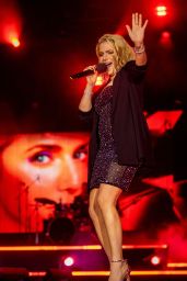 Jeanette Biedermann Performs in Blazer Sparkle at Wörthersee