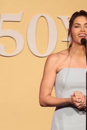 Jenna Dewan Graces 50th Gracie Awards in Pale Blue