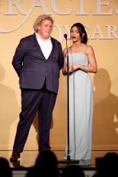 Jenna Dewan Graces 50th Gracie Awards in Pale Blue