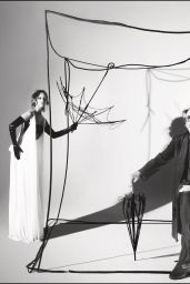 Jenna Ortega & Tim Burton Unveil Gothic Synergy for THR July 2025