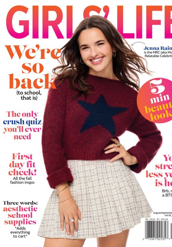 Jenna Raine’s Relatable Renaissance on Girls’ Life Cover, August/September 2025