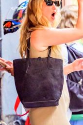 Jennifer Lawrence Attends ‘Ta-Da!’ Opening in Flip-Flop Chic – NYC July 2025