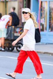 Jennifer Lawrence Layers Lace Over Linen in NYC Street Style Moment – July 2025
