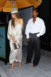 Jennifer Lopez Flaunts Studio 54 Vibes at Alba in LA