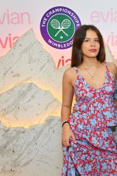 Jessica Alba Champions Floral Flair at Wimbledon