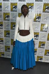 Jodie Turner-Smith in Alaïa at Tron: Ares Panel