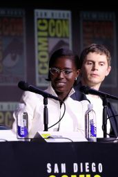 Jodie Turner-Smith in Alaïa at Tron: Ares Panel