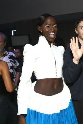 Jodie Turner-Smith in Alaïa at Tron: Ares Panel