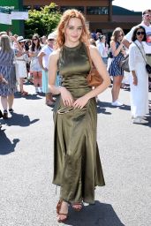 Joey King’s Charmeuse Precision at Wimbledon 2025 – London