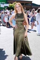 Joey King’s Charmeuse Precision at Wimbledon 2025 – London