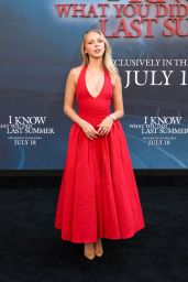 Jordyn Jones’s Crimson Curveball at “I Know What You Did Last Summer” Premiere