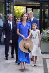Kate Middleton Attends Wimbledon 2025 Final in Regal Summer Blue